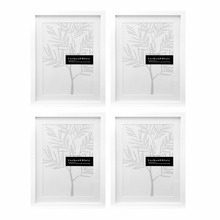 4 Piece A4 Slim Box Photo Frame Set